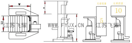 爪式液壓千斤頂示意圖
